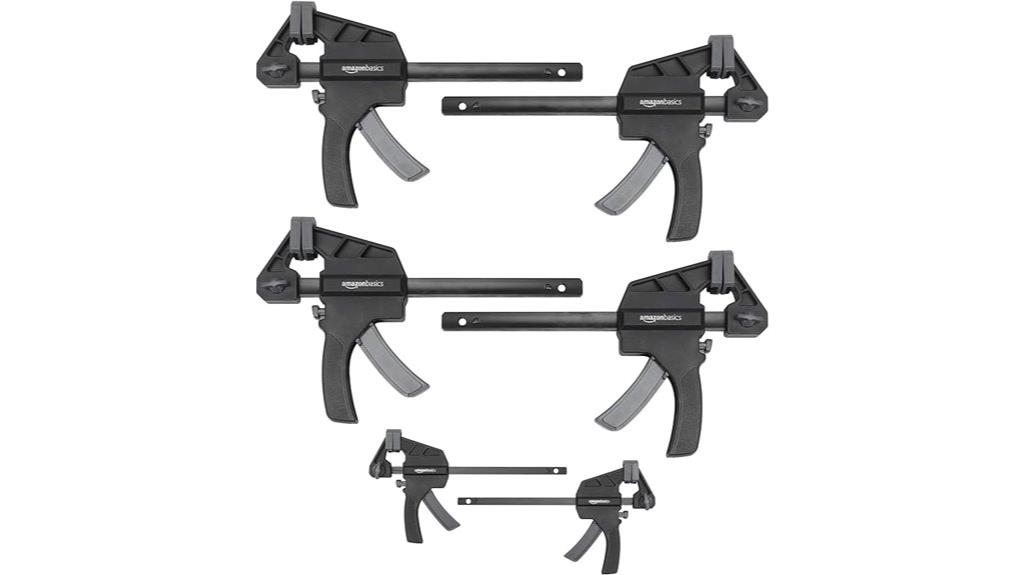 six piece clamp set
