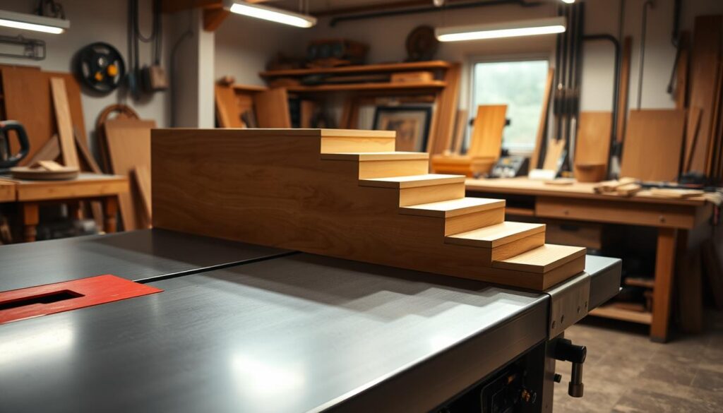 sliding table steps