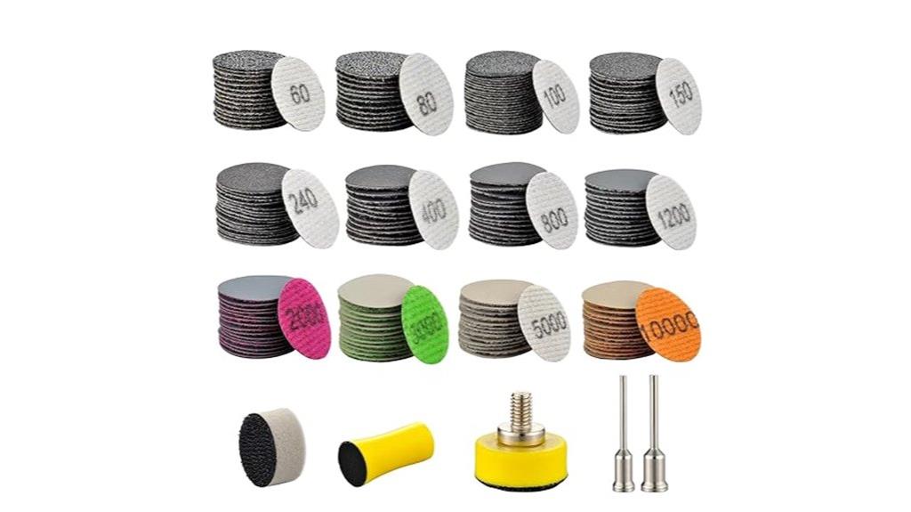 small sanding discs set