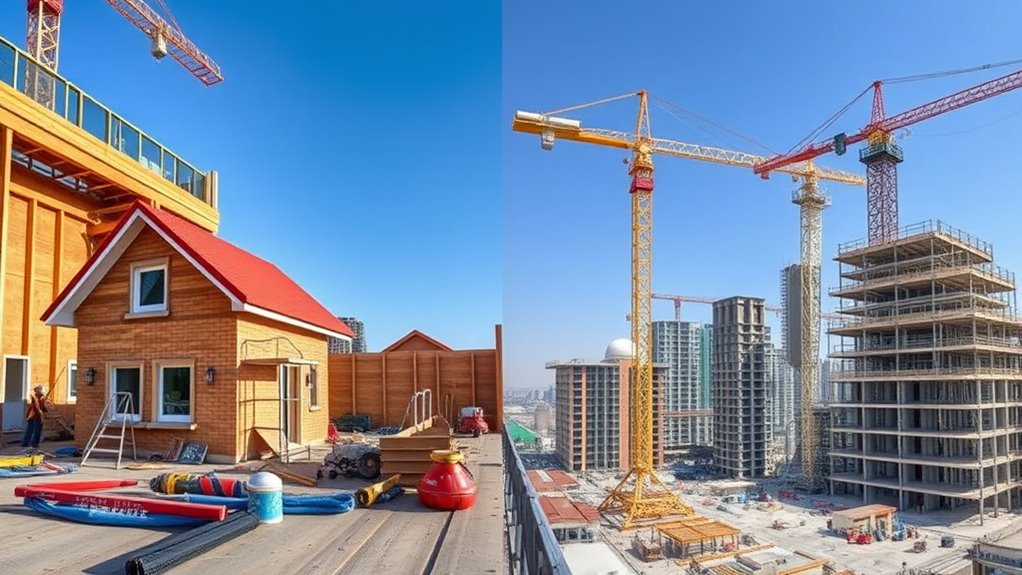 small vs large project differences