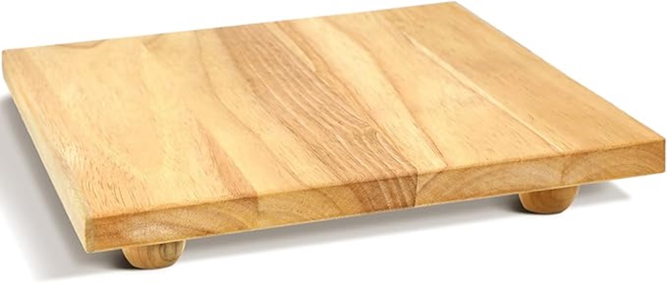 square footed wood cutting board
