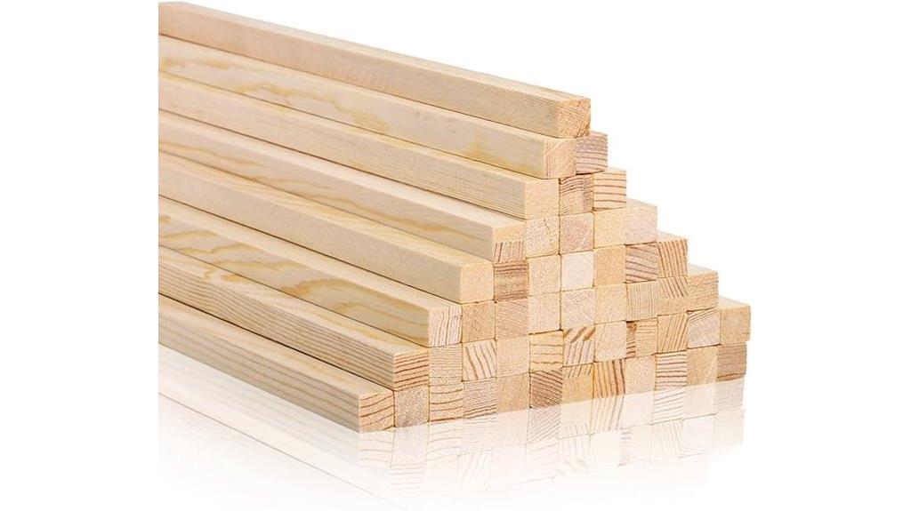 square pine dowel rods