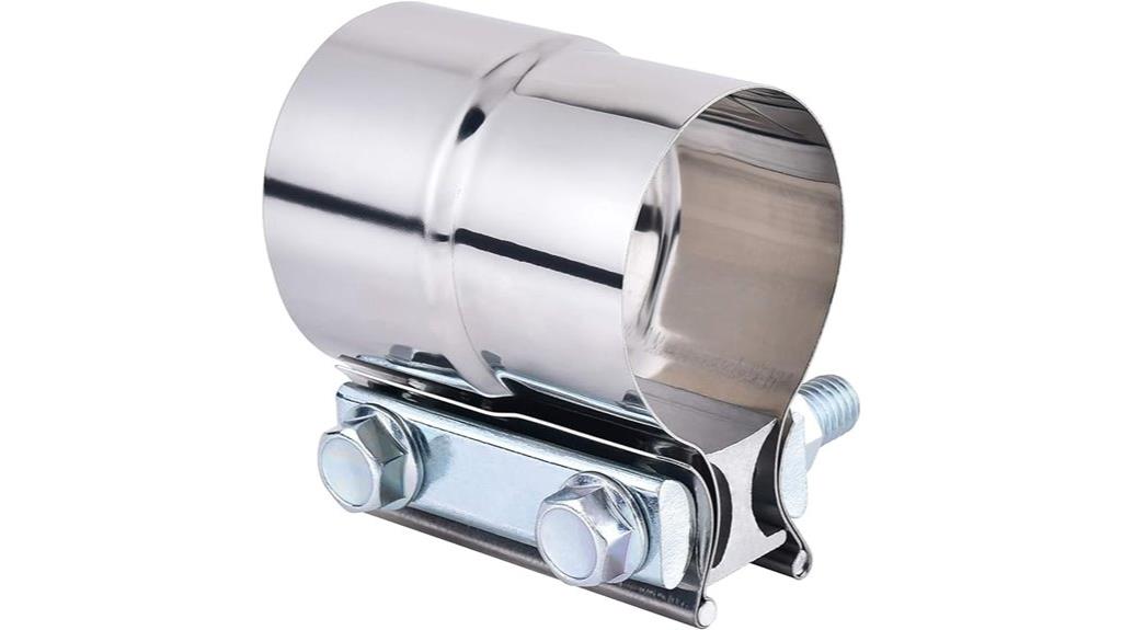 stainless steel exhaust clamp