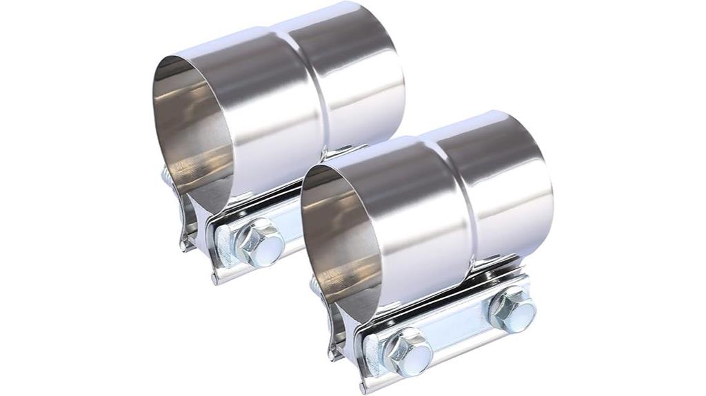 stainless steel exhaust clamp
