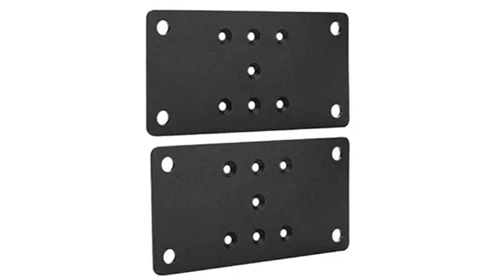 steel post anchor plates
