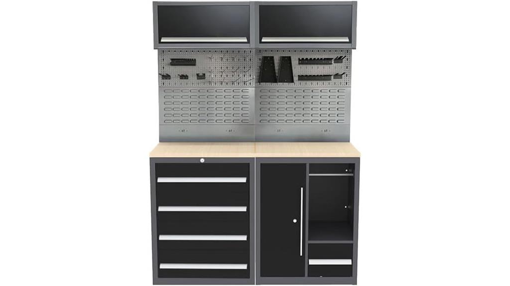 steel storage cabinet set