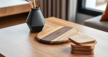 stylish wooden home accessories