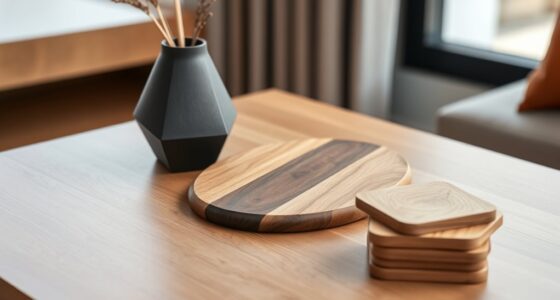 stylish wooden home accessories