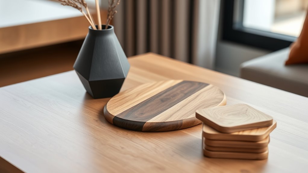 stylish wooden home accessories