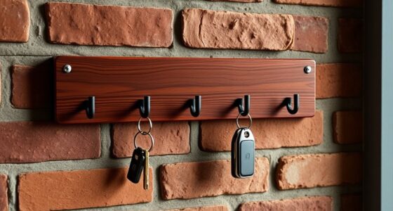 stylish wooden key holders