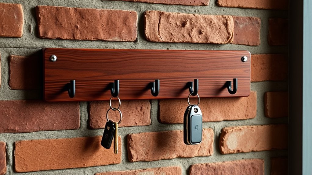 stylish wooden key holders