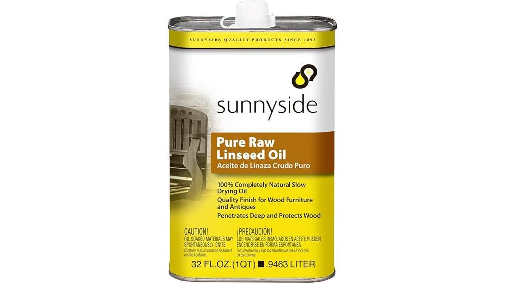 sunnyside quart raw linseed