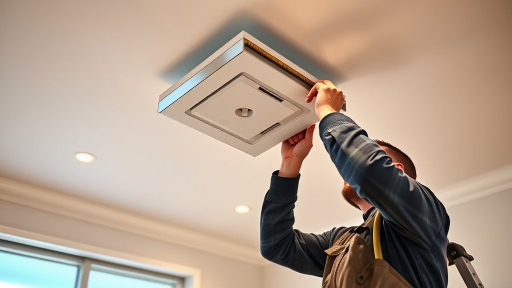support methods for ceiling outlets