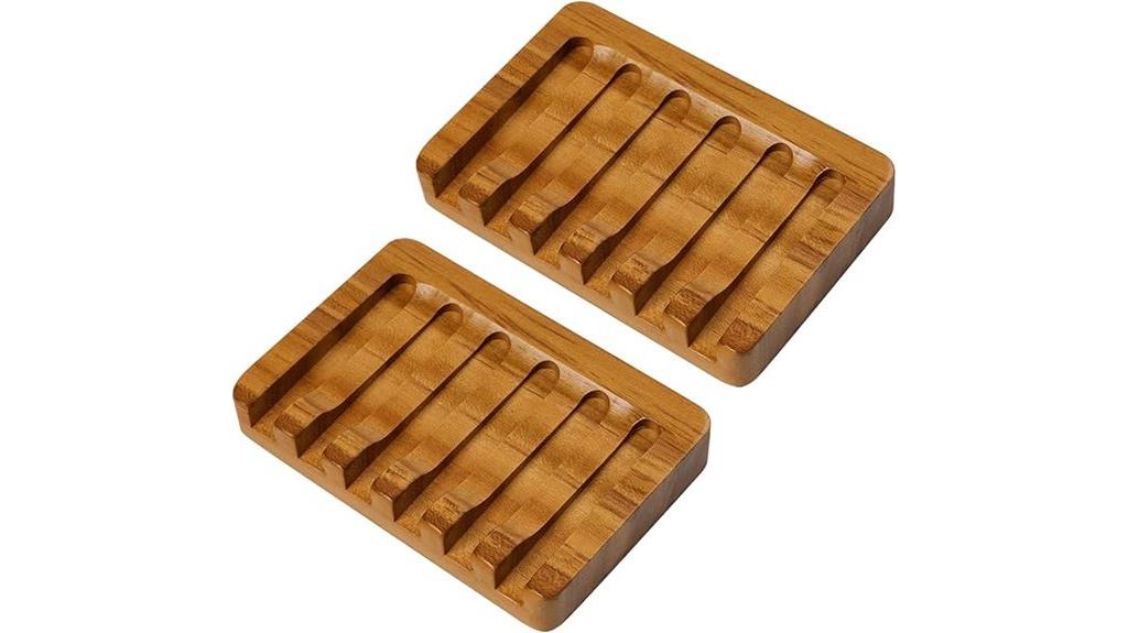 teak soap holder pack