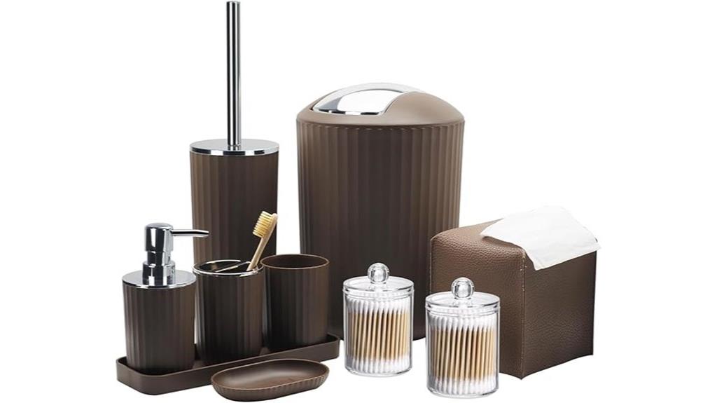 ten piece bathroom set