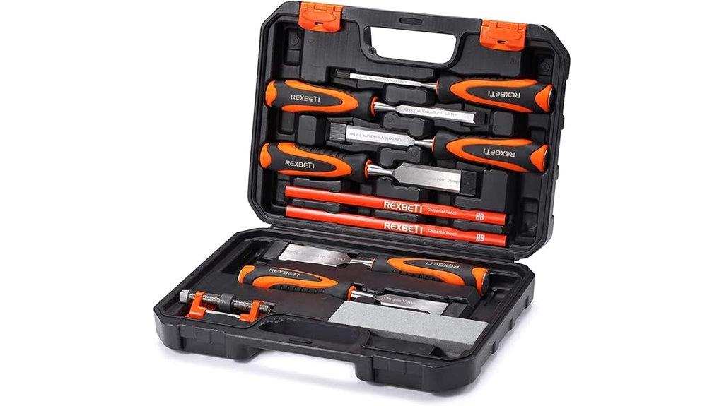 ten piece wood chisel set