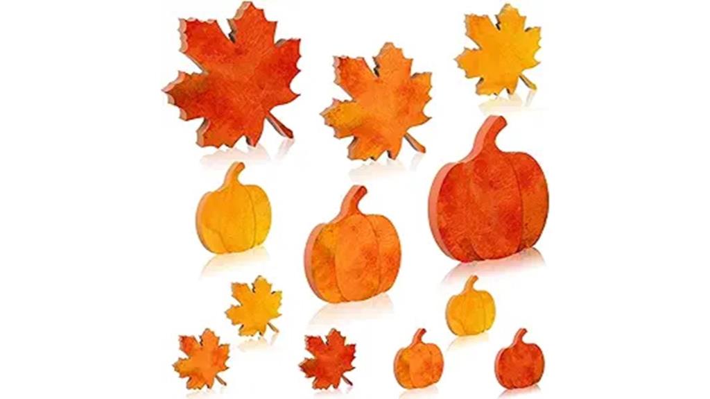 thanksgiving pumpkin leaf decor