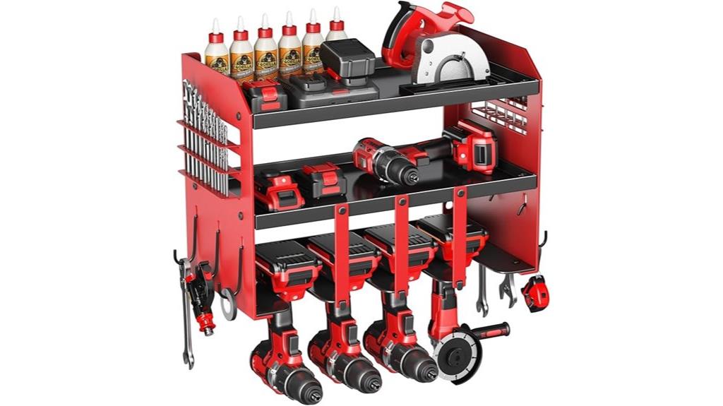 three layer drill storage