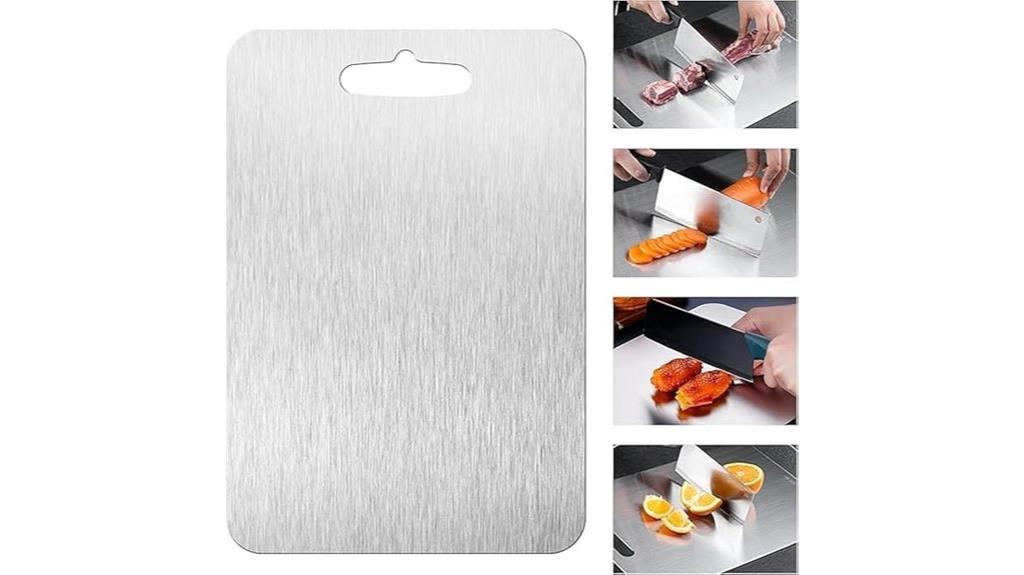 titanium double sided cutting board