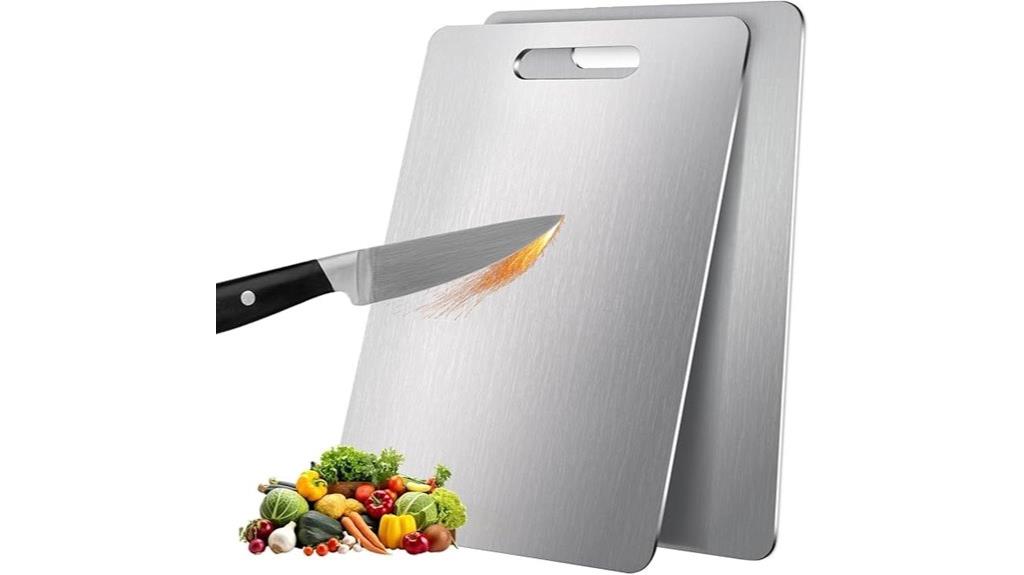 titanium non slip cutting boards