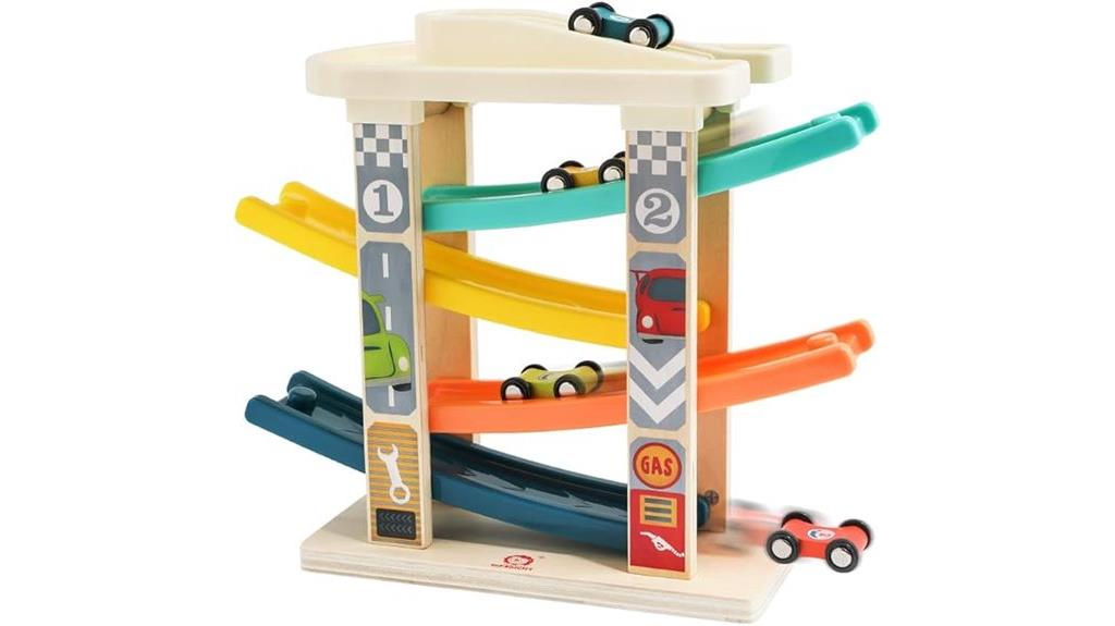 toddler wooden race track