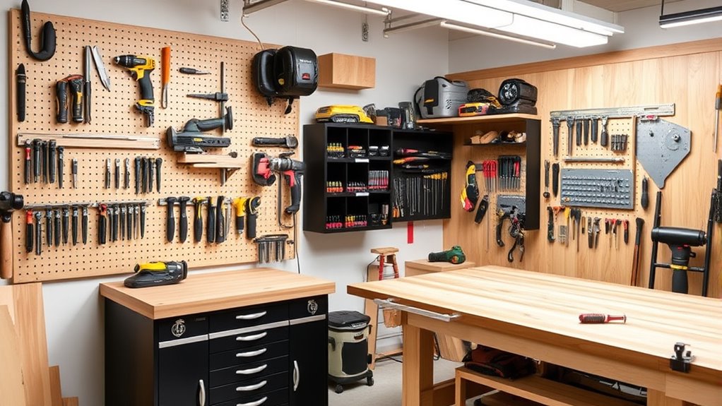 tool storage space and durability