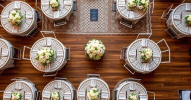 top event table design ideas