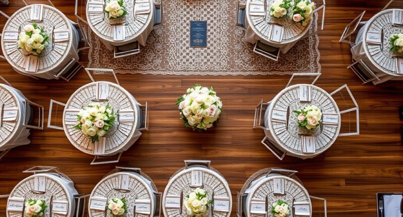 top event table design ideas