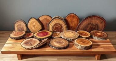 top live edge wood picks