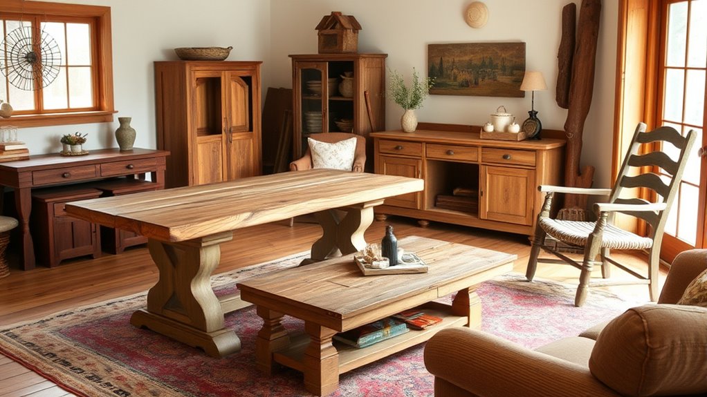 top rustic wood furniture selections