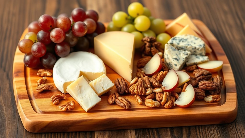 top wooden cheese boards