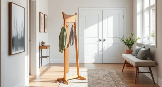 top wooden coat racks