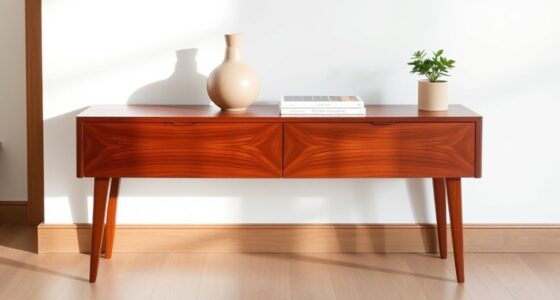 top wooden console tables