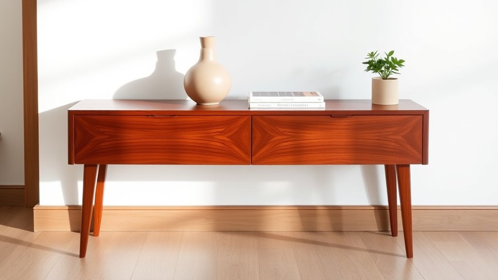 top wooden console tables