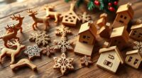 top wooden decorative ornaments