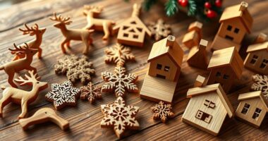 top wooden decorative ornaments