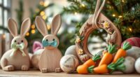 top wooden easter decor