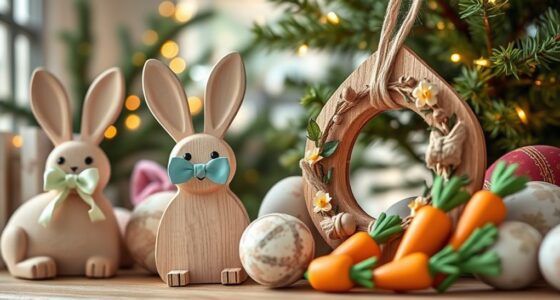 top wooden easter decor