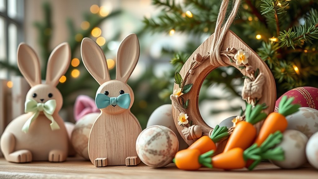 top wooden easter decor
