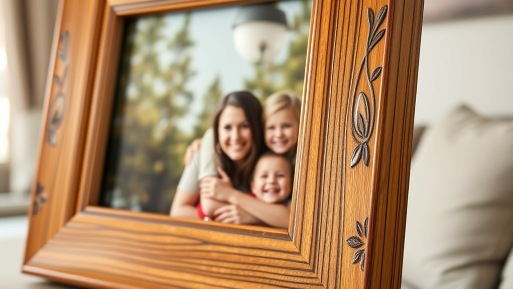 top wooden frame picks