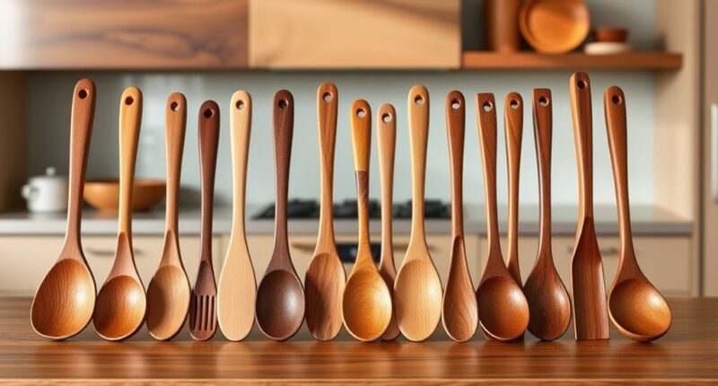 top wooden kitchen tools
