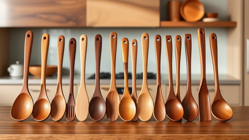 top wooden kitchen tools