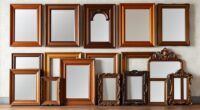 top wooden mirror frame ideas