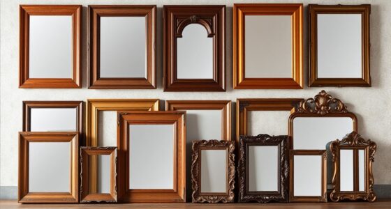 top wooden mirror frame ideas