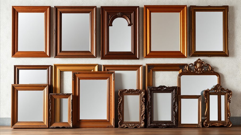 top wooden mirror frame ideas