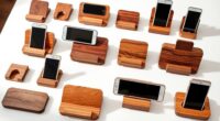 top wooden phone stands