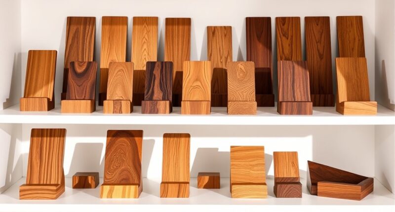 top wooden phone stands