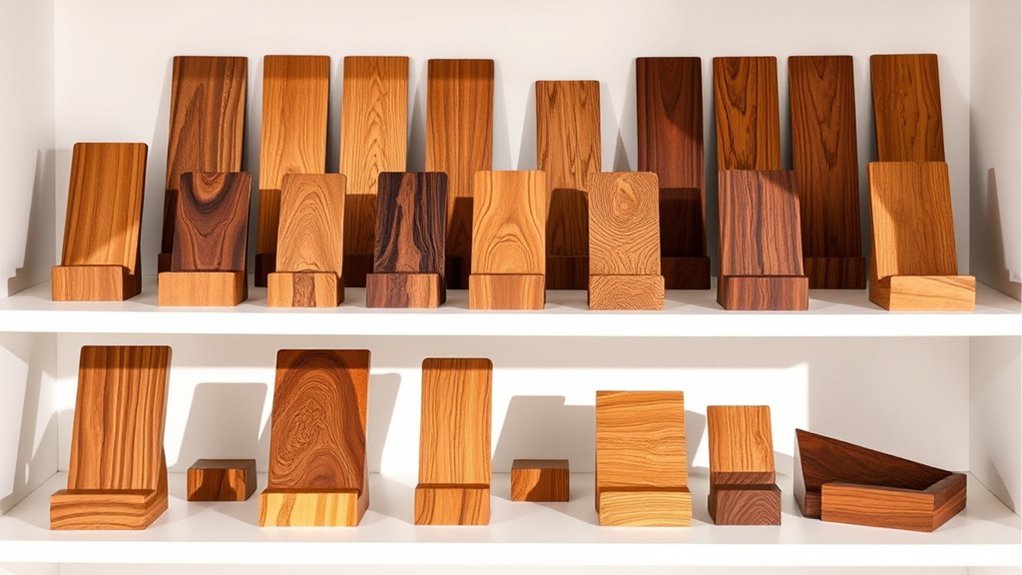 top wooden phone stands
