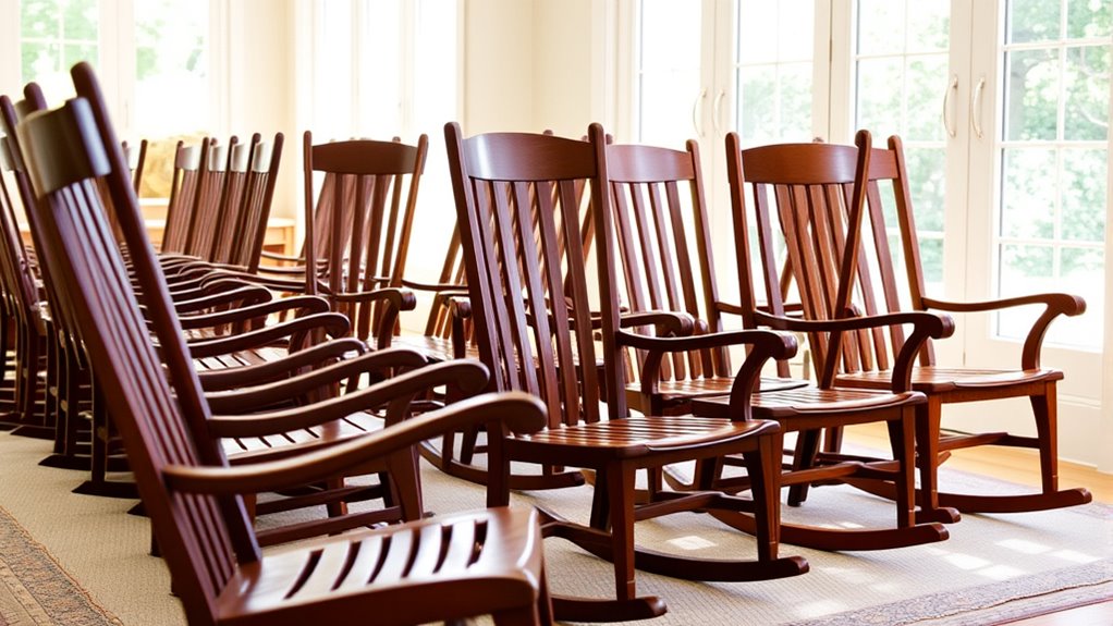 top wooden rocking chairs