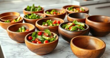 top wooden salad bowls